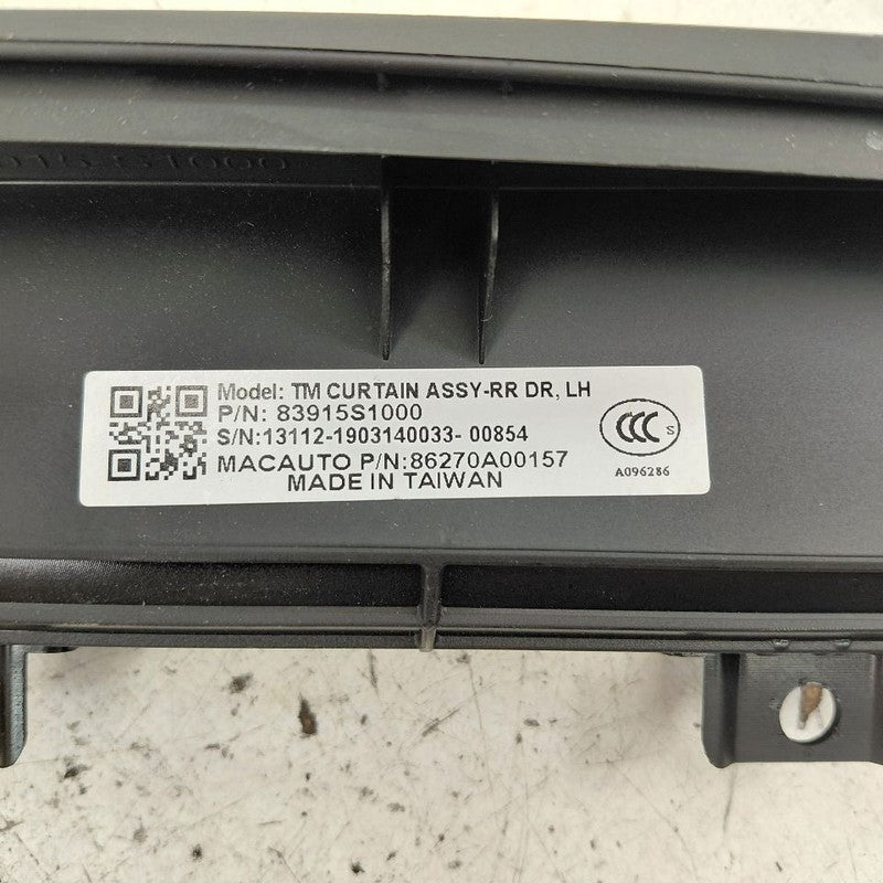 Hyundai Santa Fe Left Rear Window Shade {83915S1000} 2019 2020