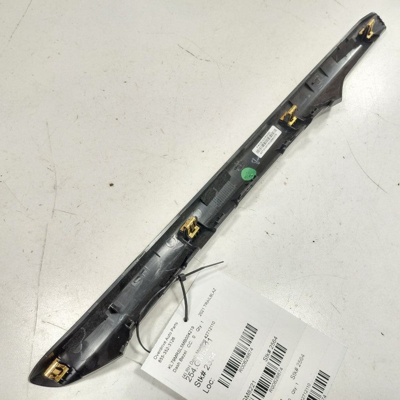 Chevy Trailblazer Passenger Right Side Dash Molding {42712110} 2021 20