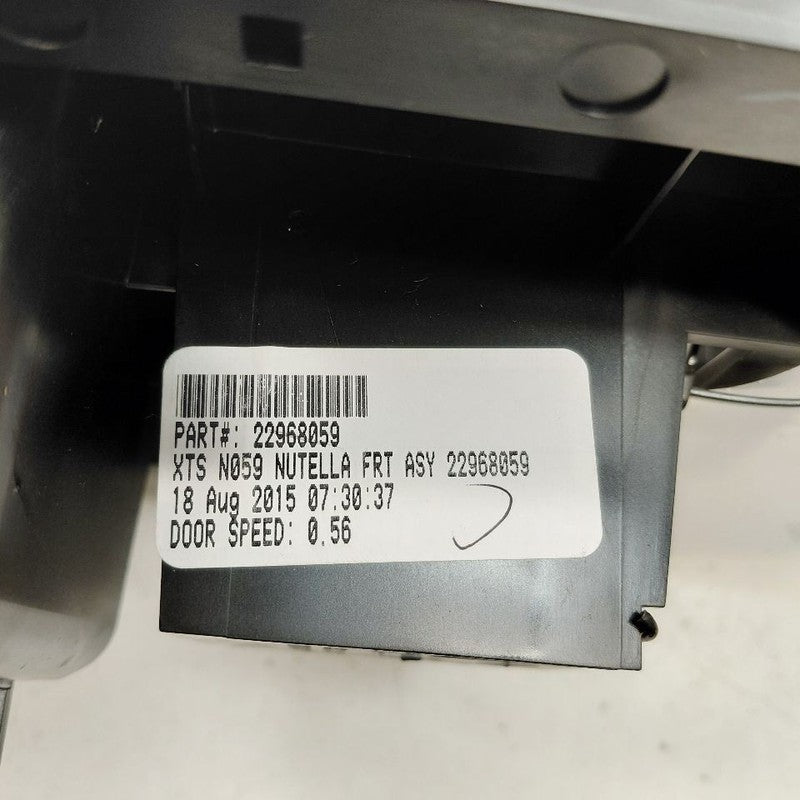 Cadillac XTS Storage Pocket      2016 2017 2018