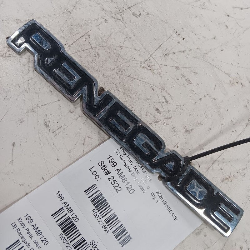 Jeep Renegade Door Badge  2021 2020 2019