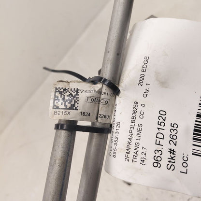 Ford Edge Automatic Transmission Oil Cooler Line Tube Hose  2019 2020 