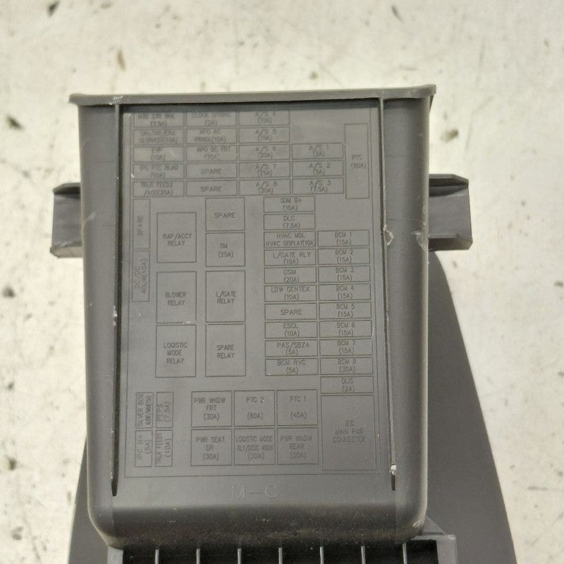 Chevy Trax Fuse Box Cover 2022 2021