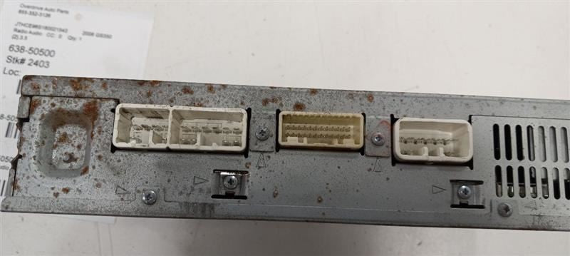 Audio Equipment Radio Amplifier Fits 07-09 LEXUS GS350