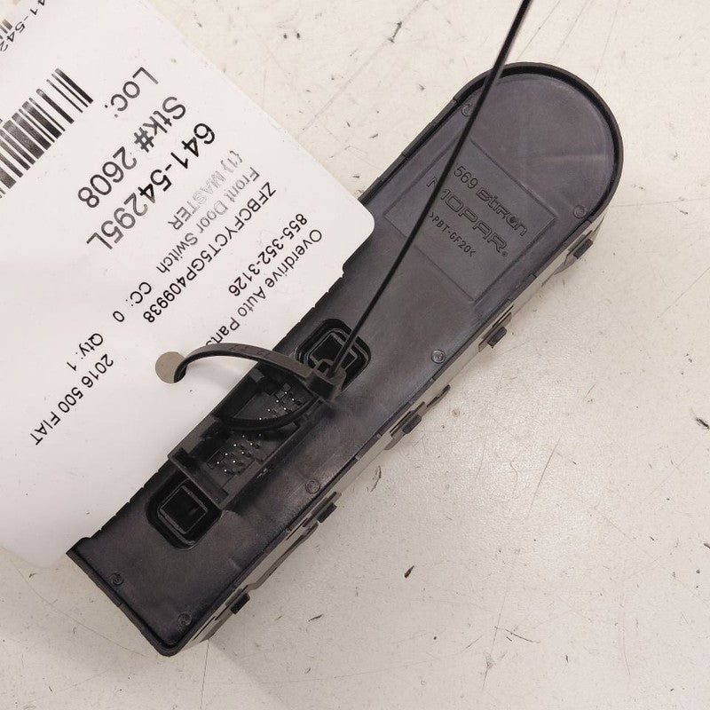 Driver Front Door Master Switch 4 Door X Model Fits 16-17 FIAT 500