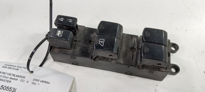 25401EL30A Driver Front Door Switch Driver's Lock And Window Master Fits 07-09 VERSA