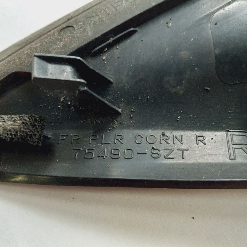 Honda CR-Z Passenger Right Front Corner Fender Trim {75490SZT} 2015 20