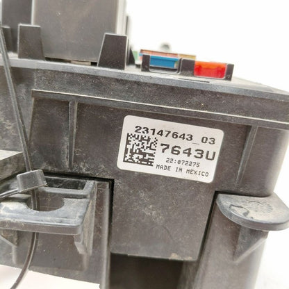 Fuse Box Engine VIN 3 8th Digit Lfx Opt NJ2 Fits 15-17 Cadillac XTS