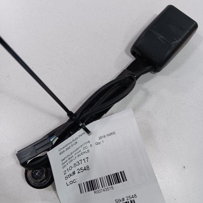 Driver Left Front Seat Belt Buckle Latch Fits 16-20 Toyota Yaris