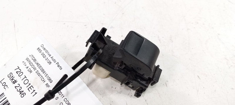 Toyota Corolla Power Window Switch Right Passenger Front 2011 2012 201