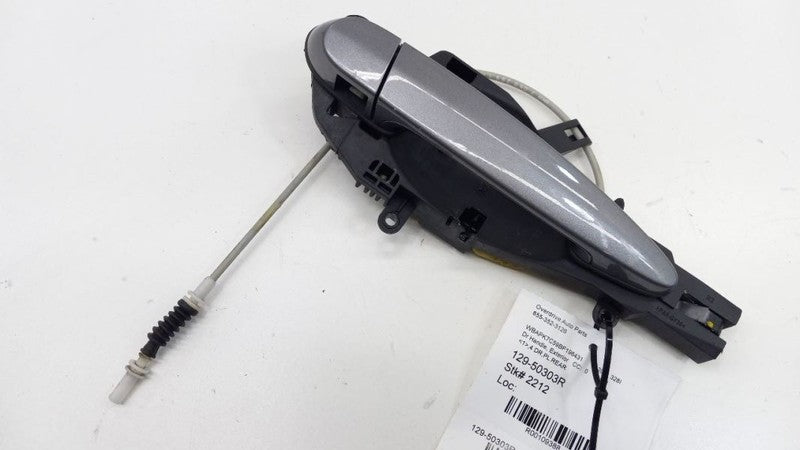 51227199840 Passenger Right Rear Back Door Handle Exterior Sedan Fits 08-11 BMW 328i