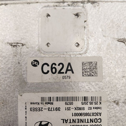 Engine ECM Electronic Control Module Automatic 2.0L FWD 20-21 Hyundai 