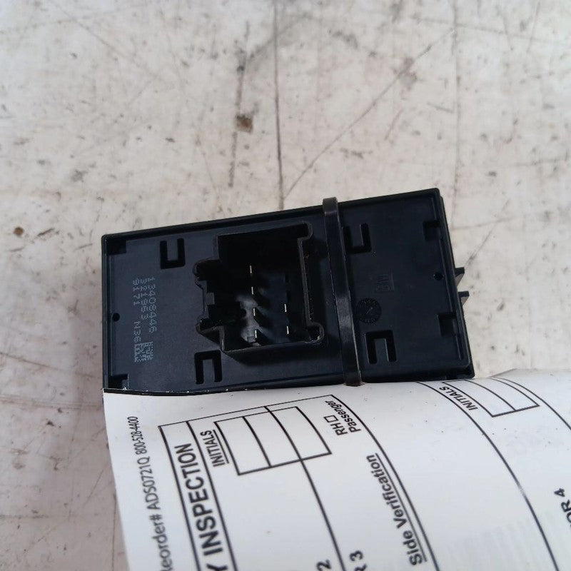 Buick Encore Power Window Switch Right Passenger Front  2017 2018 2019 2020