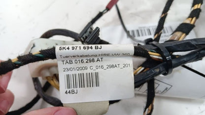Volkswagen Golf Door Harness Wire Wiring Right Passenger Rear 2010 201