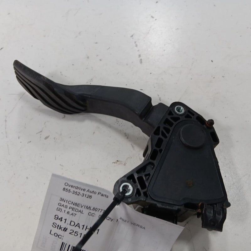Nissan Versa Gas Pedal  2023 2022 2021 2020