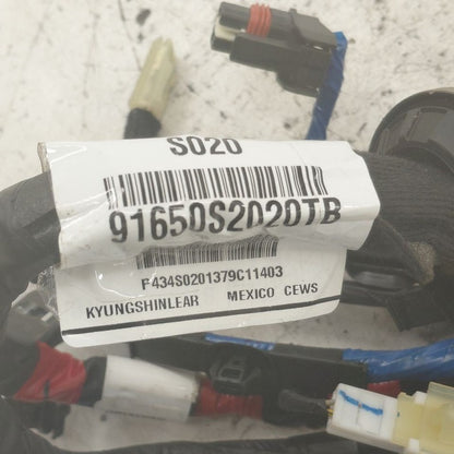 Hyundai Santa Fe Rear Back Trunk Lid Hatch Wire Wiring Harness  2019 2