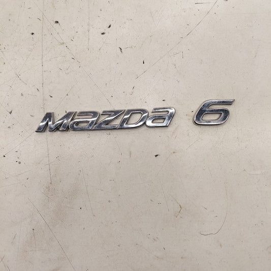 Mazda 6 Trunk Lid Logo Emblem Badge Rear Back  2016 2015 2014