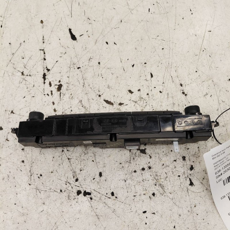 Audio Equipment Radio Control Panel ID 96540D9900WK 20-22 Kia Sportage