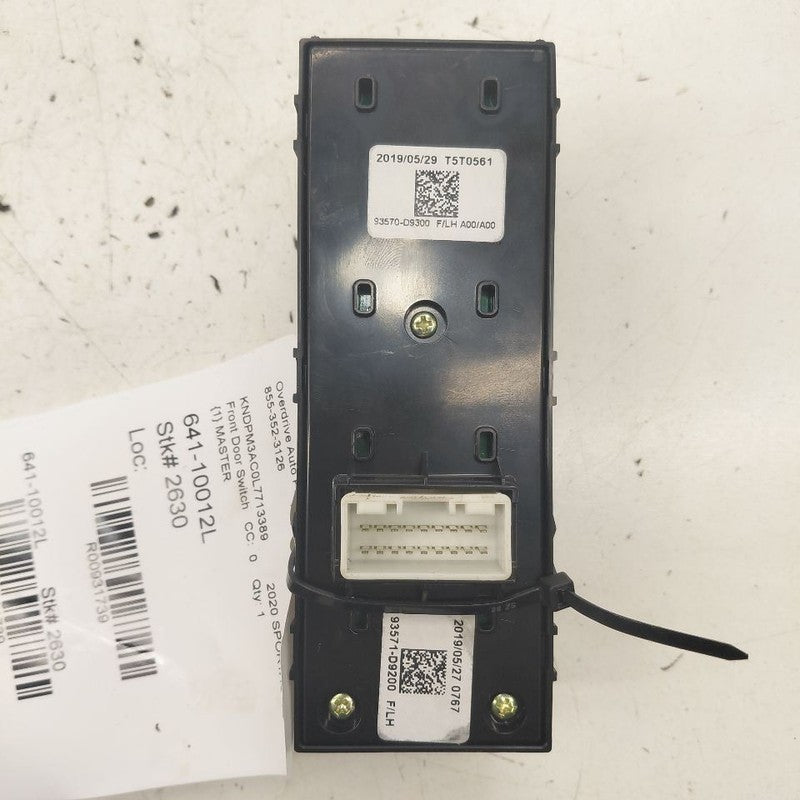 Driver Front Door Lock And Window Switch Fits 17-22 Kia Sportage