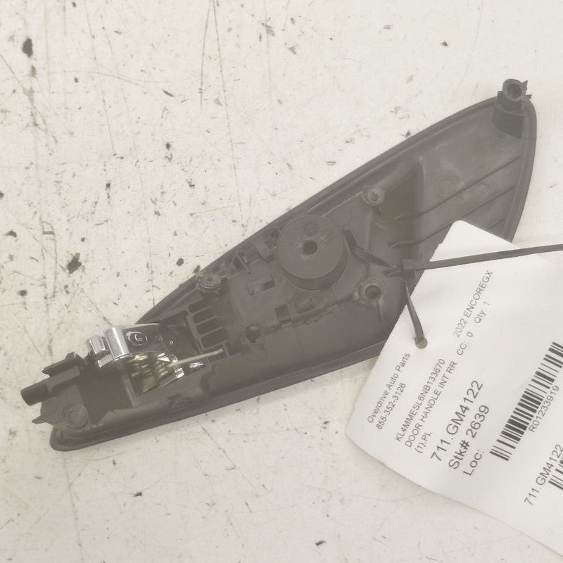 Buick Encore GX Door Handle Right Passenger Rear Interior Inside  2022
