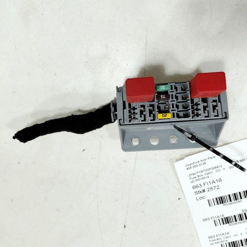 Fiat 500 Cabin Fuse Box Interior {52016319} 2016 2017 2018 OEM