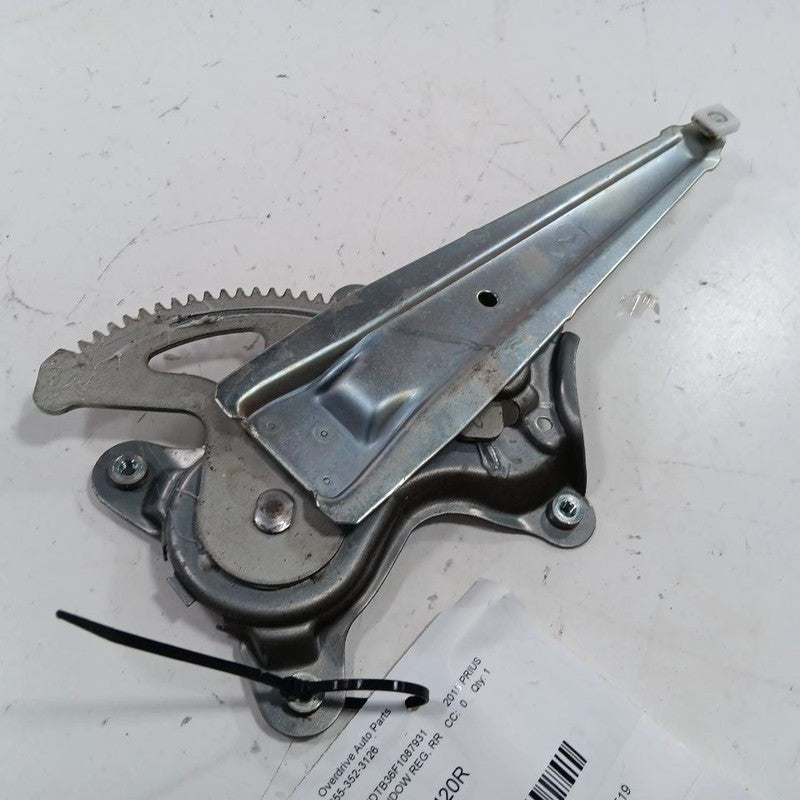 Passenger Right Rear Window Regulator Track 12-19 Toyota Prius