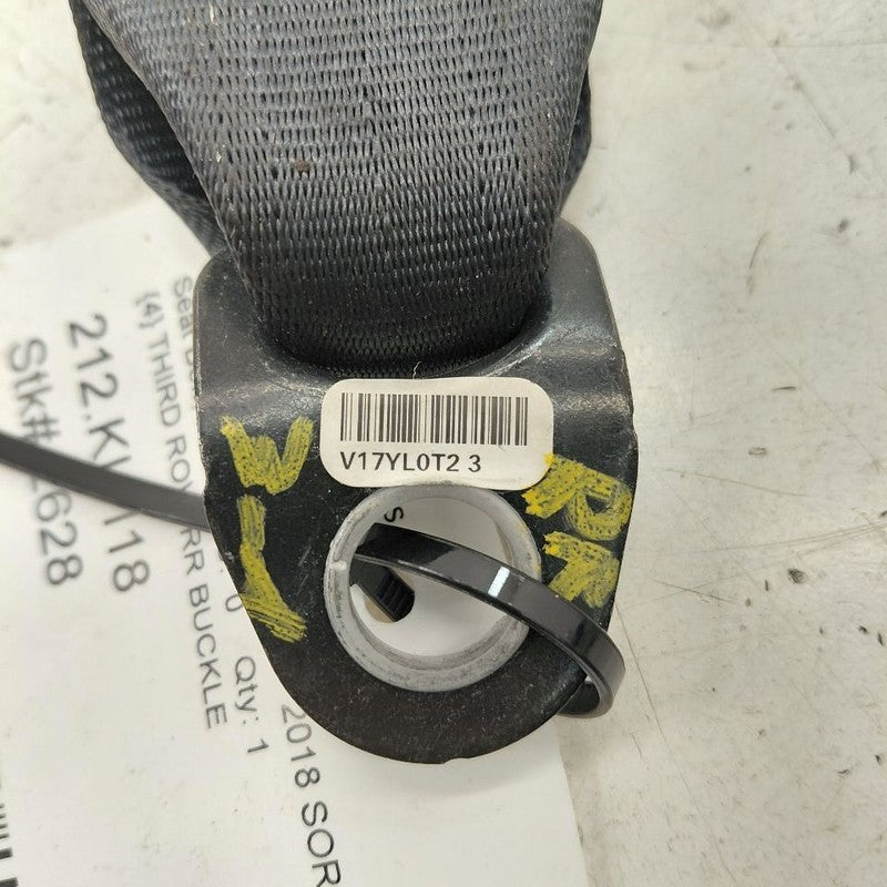 Kia Sorento Third Row Passenger Right Rear Seat Belt Buckle Latch 2018