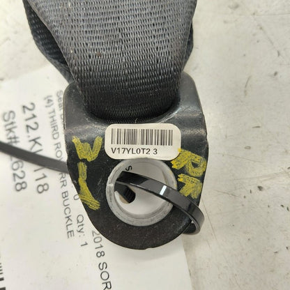 Kia Sorento Third Row Passenger Right Rear Seat Belt Buckle Latch 2018