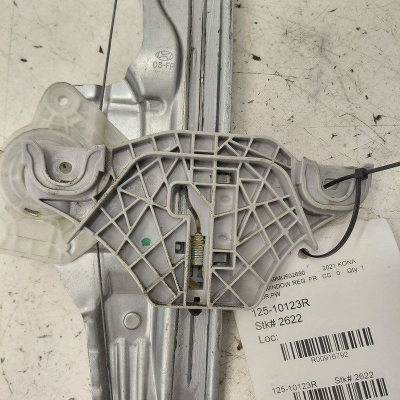 Passenger Right Front Window Regulator Track Fits 18-23 Hyundai Kona