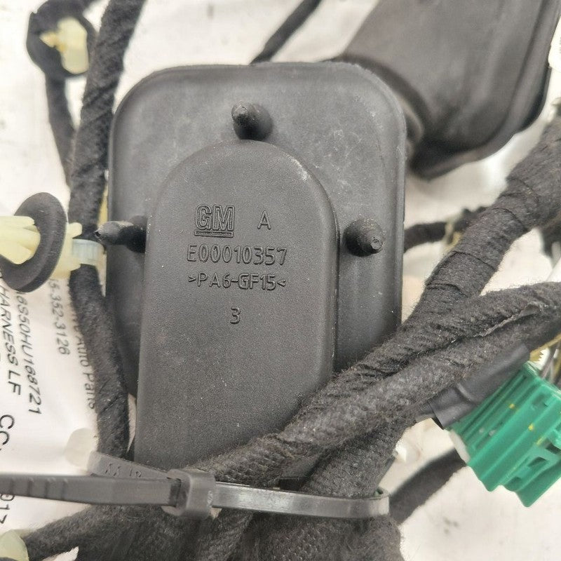 Chevy Volt Door Harness Wire Wiring Left Driver Front  2016 2017 2018 
