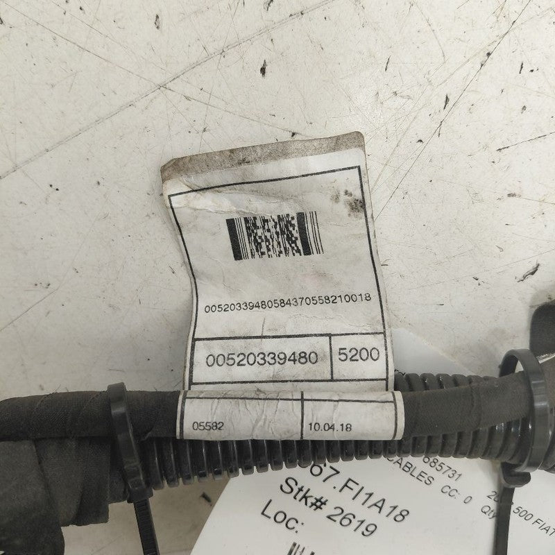 2018 Fiat 500 X Model Battery Cable