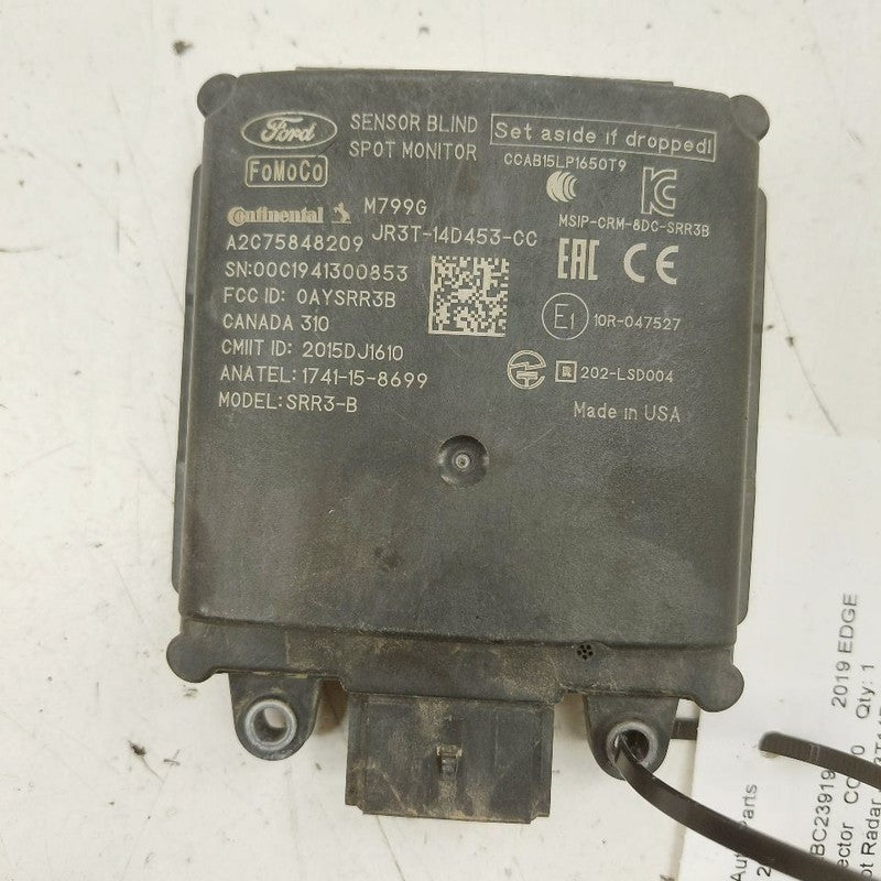 Blind Spot Radar Unit {JR3T14D453CC} Fits 19-24 Ford Edge OEM