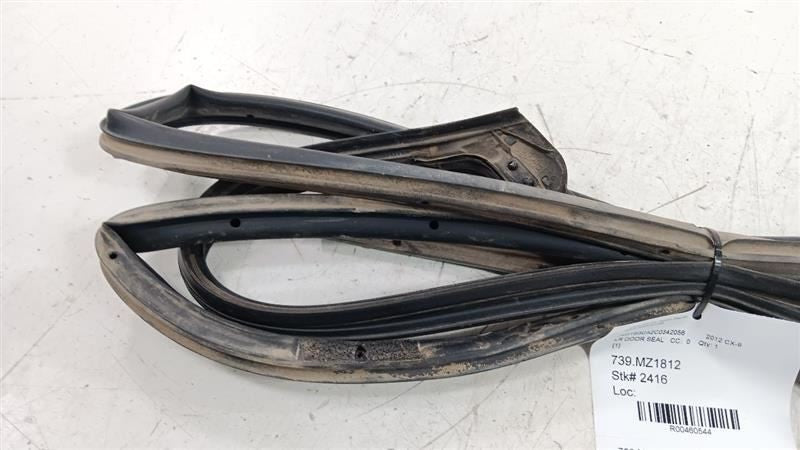 Mazda CX-9 On Door Seal Rubber Left Rear Back 2012 2011 2010  OEM
