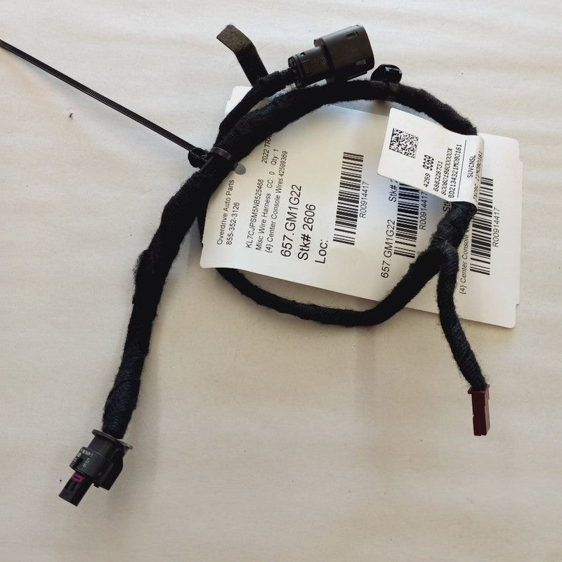 Chevy Trax Center Console Wires {42599369} 2022 2021