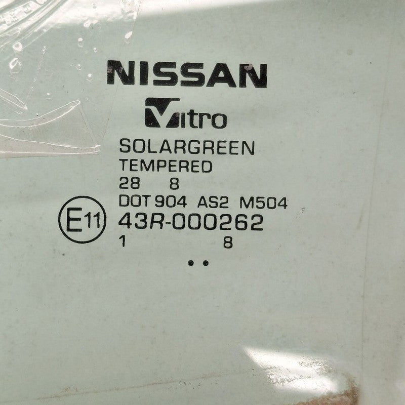 Left Rear Door Glass Window Fits 16-23 Nissan Maxima OEM