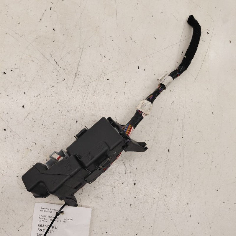 Volvo S60 Front Cabin Fuse Box Interior 2018 2017 2016