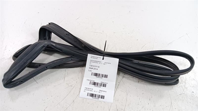 Kia Forte On Door Seal Rubber Left Rear Back 2016 2015 2014 OEM