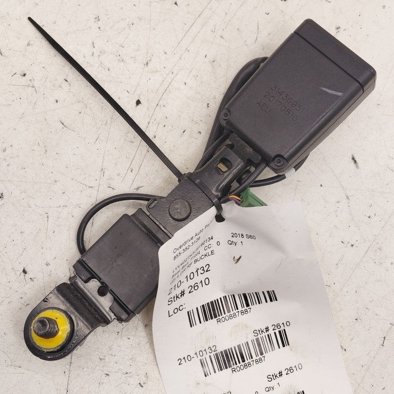 Passenger Right Front Seat Belt Buckle Latch Fits 15-18 Volvo V60