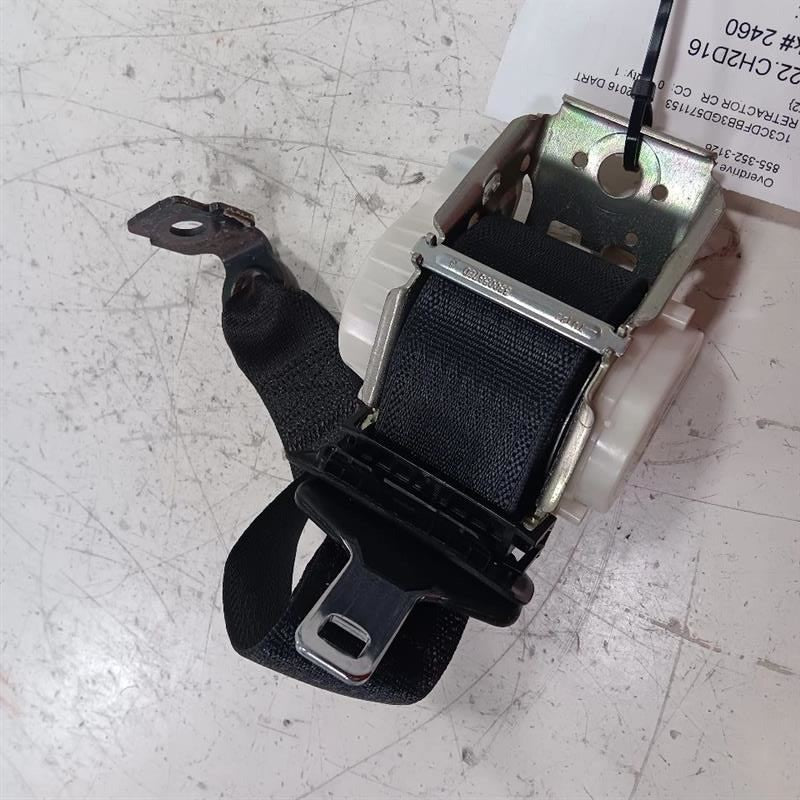 Dodge Dart Seat Belt Strap Retractor Center Middle Rear Back  2013 201