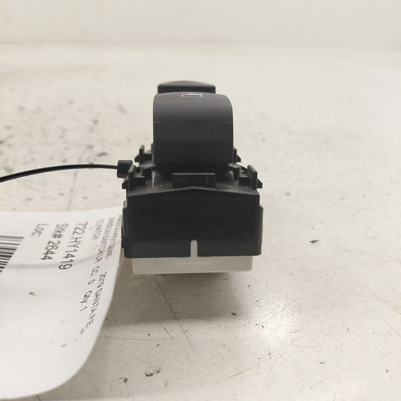 Hyundai Santa Fe Window Switch Power Left Driver Rear  2019 2020