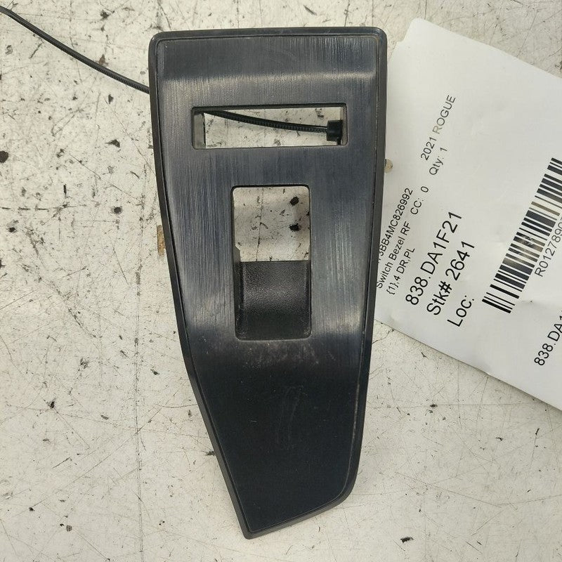 Nissan Rogue Window Switch Bezel Trim Right Front 2021 2022 2023
