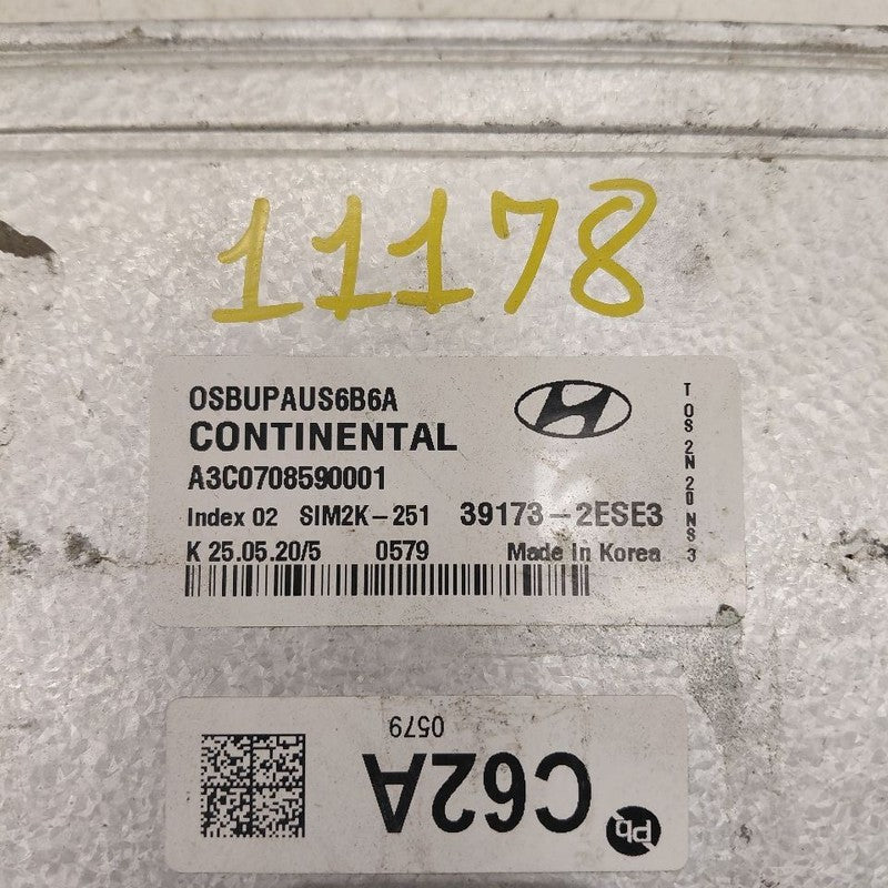 Engine ECM Electronic Control Module Automatic 2.0L FWD 20-21 Hyundai 
