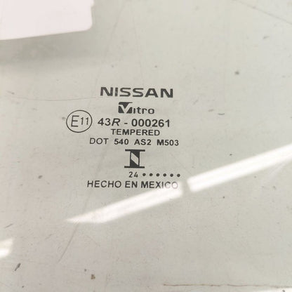 Passenger Right Rear Door Glass Window Fits 20-24 Nissan Versa OEM