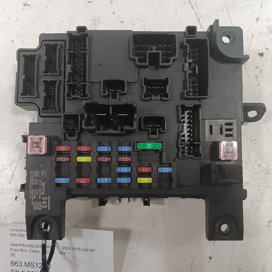 Outlander Sport Cabin Fuse Box Interior Inner Under Dash  2019 2020 2021 2022