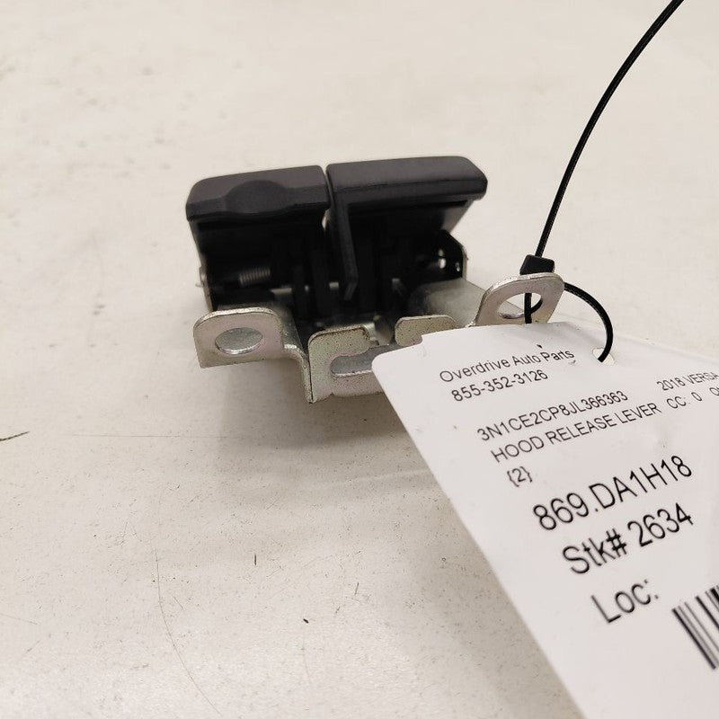 Nissan Versa Note Hood Latch Release Handle Lever Switch  2019 2018 20
