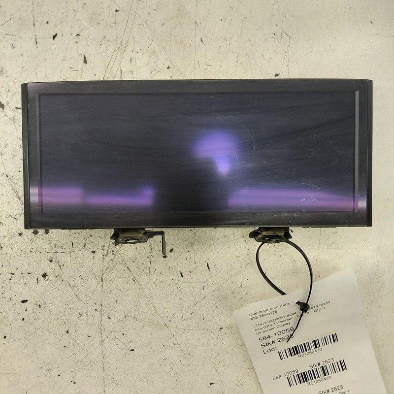 Screen Display Center Dash Mounted Fits 17-20 Lexus IS300