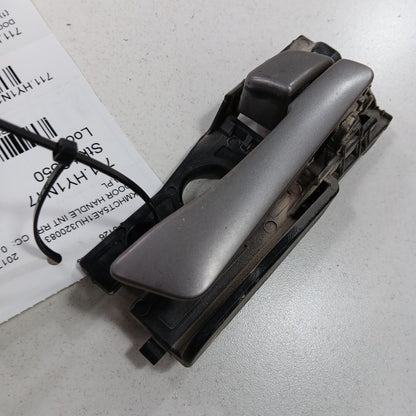 Hyundai Accent Door Handle Right Passenger Rear Interior Inside  2017 