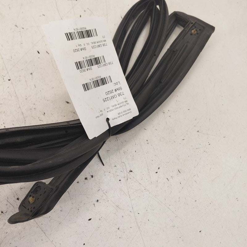 Chevy Trax On Door Seal Rubber Right Passenger Rear Back  2025 2024