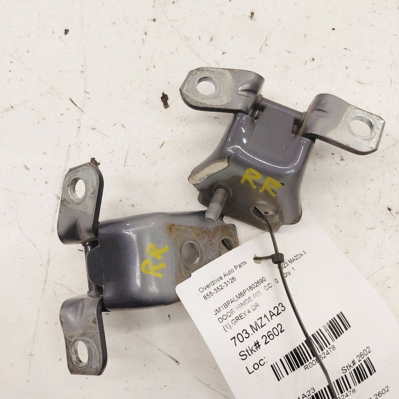 Mazda 3 Door Hinge Set Right Rear Passenger  2023 2022 2021
