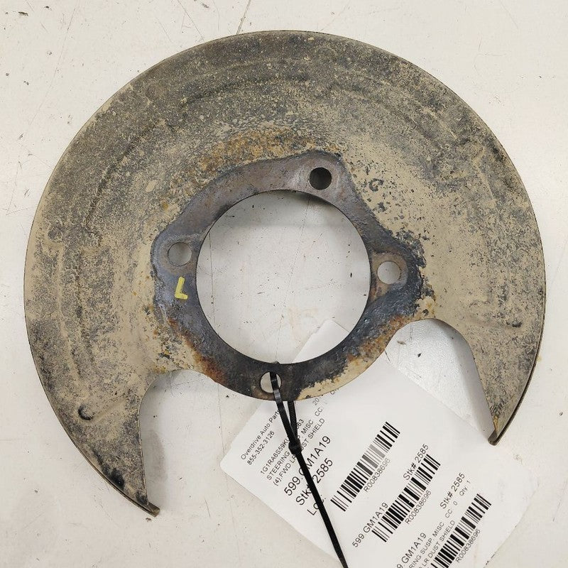 Chevy Volt Left Rear Dust Shield 2019 2018 2017 2016 OEM