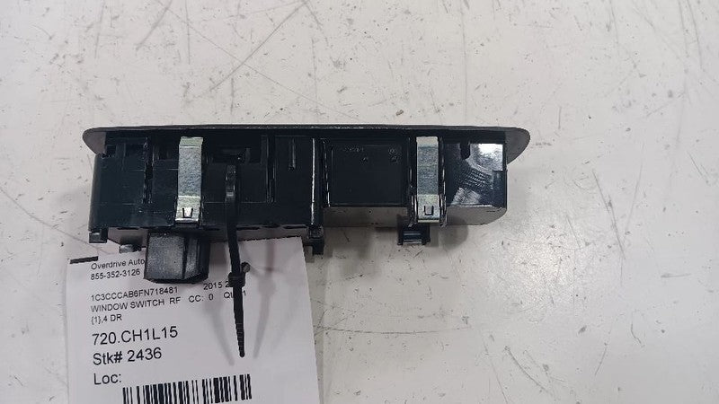 Chrysler 200 Power Window Switch Right Passenger Front  2015 2016 2017